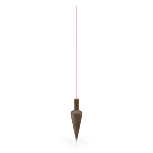 Vintage Plumb With Old String.H03.2k